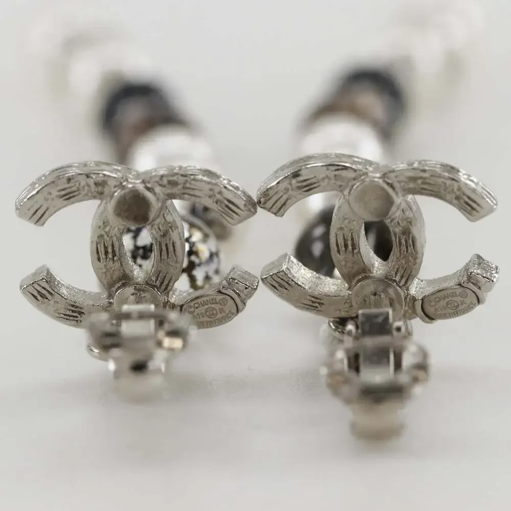 Chanel Cc Logo Clip-On Earrings Metal #266429C11B